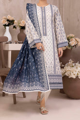 NUSL3212 Printed Lawn Suit - Unstitched 3Pc